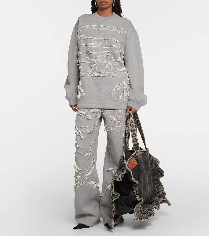 Shop Y/project Paris' Best Cotton Jersey Sweatshirt In Grey