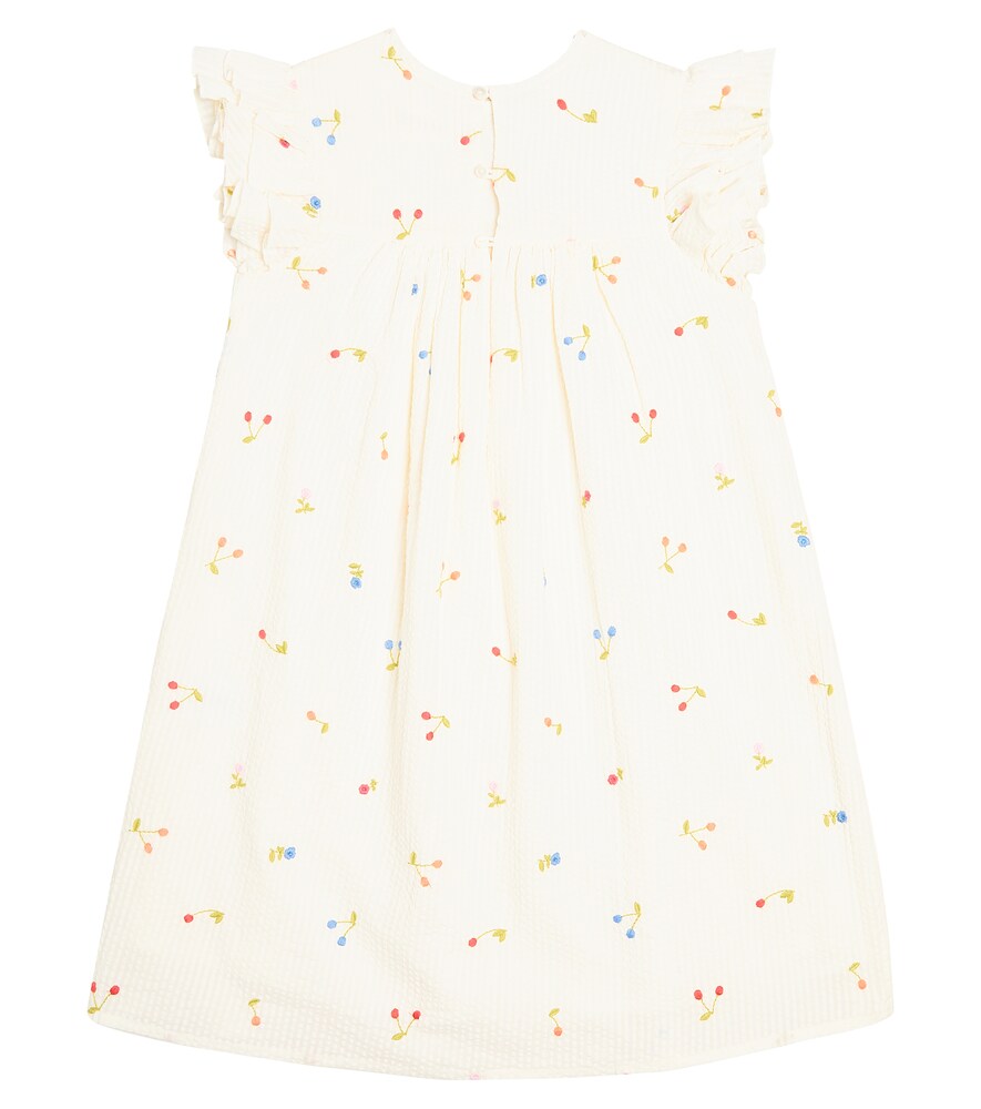  Bonpoint Bonpoint Besticktes Kleid Florentine Aus Baumwolle 