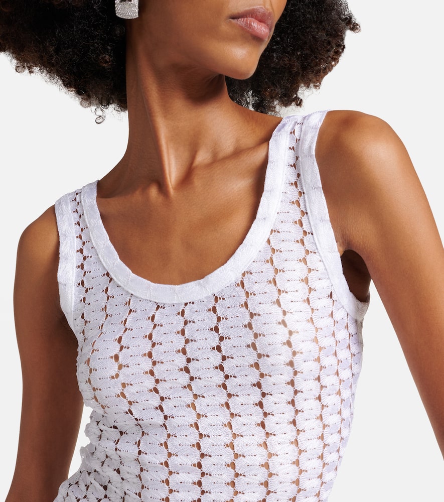 Missoni Striped Tank Top In Multicoloured