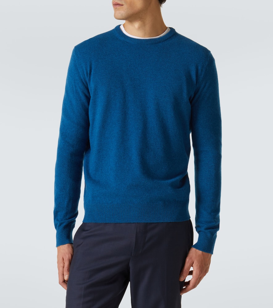 Zegna Cashmere Sweater In Blau