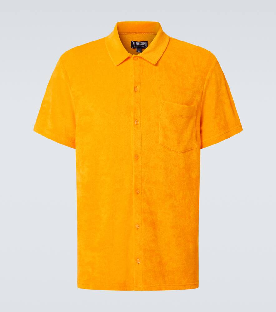 Vilebrequin Charli cotton-blend bowling shirt