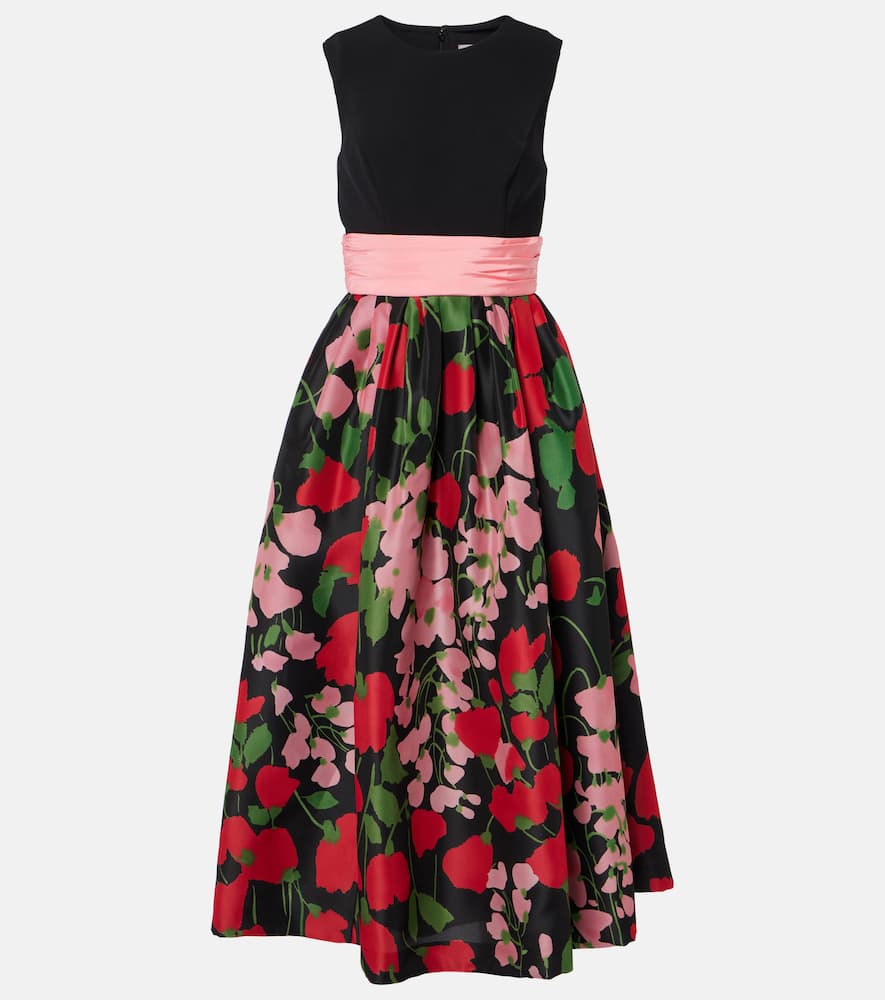 Silk midi dress