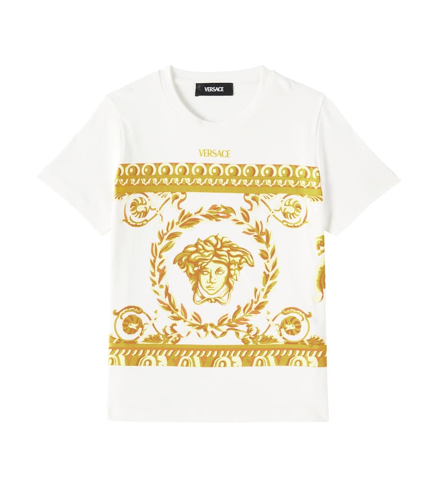 Versace Medusa '95 Cotton Jersey T-shirt In White
