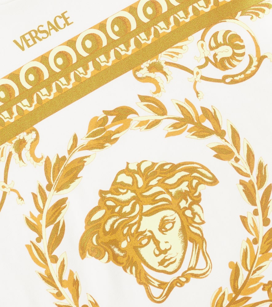 Versace Medusa '95 Cotton Jersey T-shirt In White