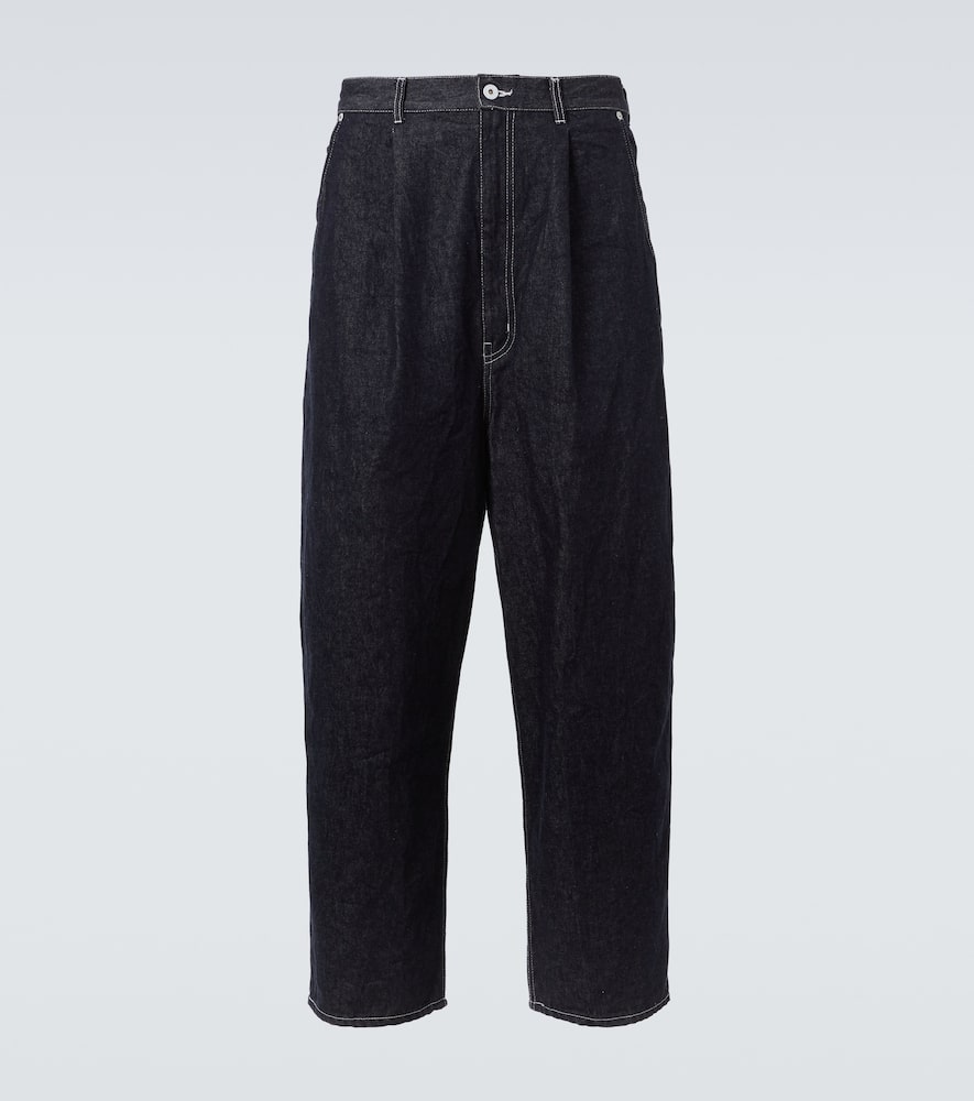 Comme Des Garçons Homme Deux Mid-rise Straight Jeans In Blue