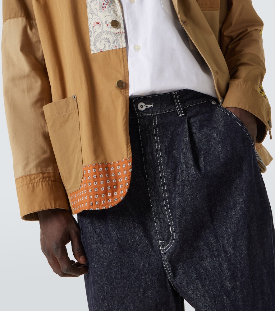 Comme Des Garçons Homme Deux Mid-rise Straight Jeans In Blue