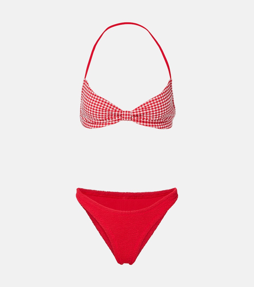 Hunza G Bikini Kacey carreaux 120 €