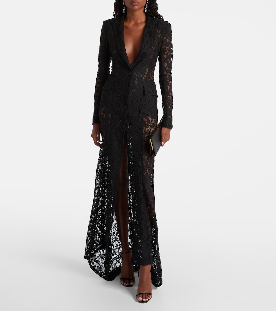 Blumarine Rebrode Lace Dress 2a688a N0990 In Black