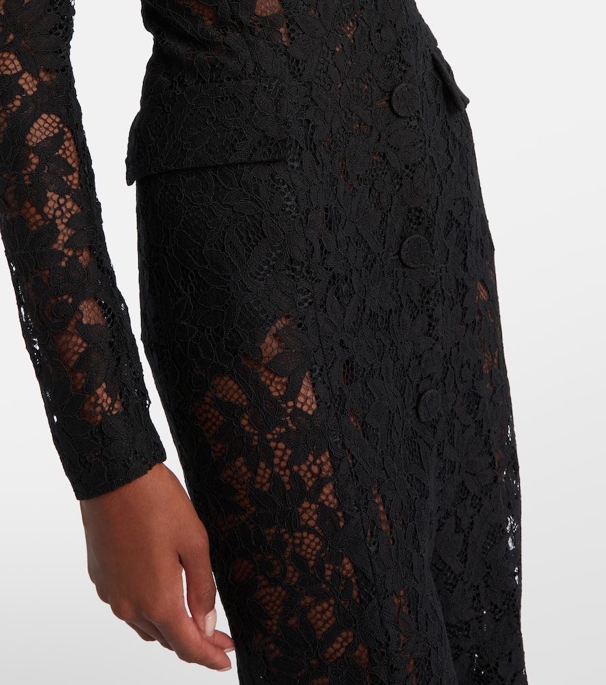 Blumarine Rebrode Lace Dress 2a688a N0990 In Black