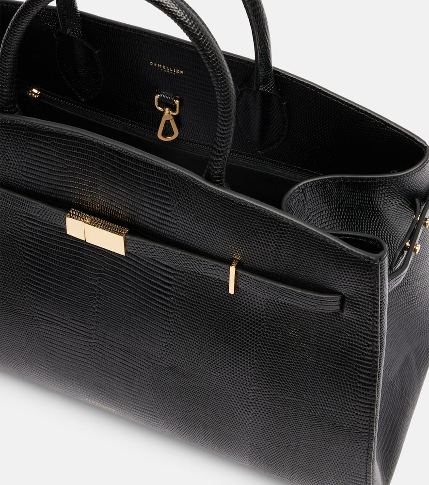 Demellier Tote Bag Hudson Aus Leder In Black