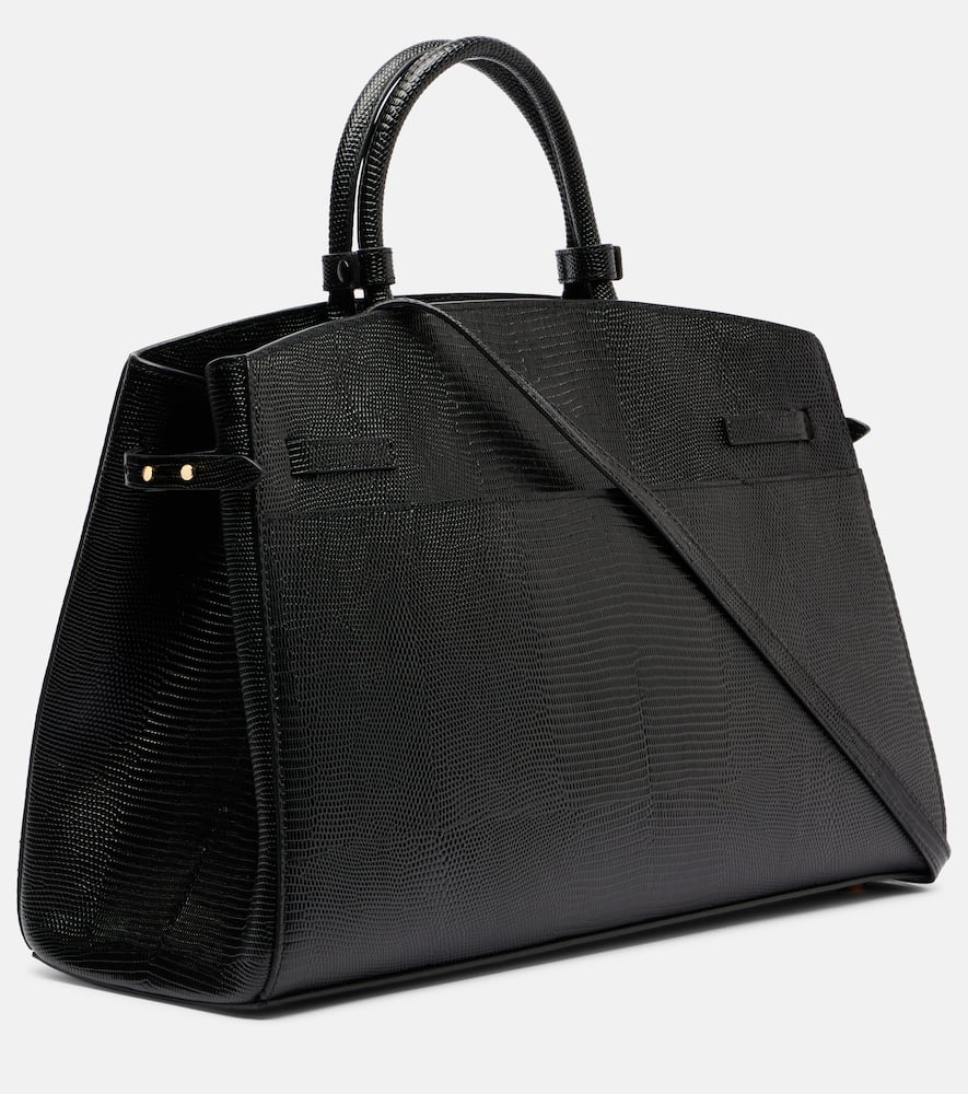 Demellier Tote Bag Hudson Aus Leder In Black