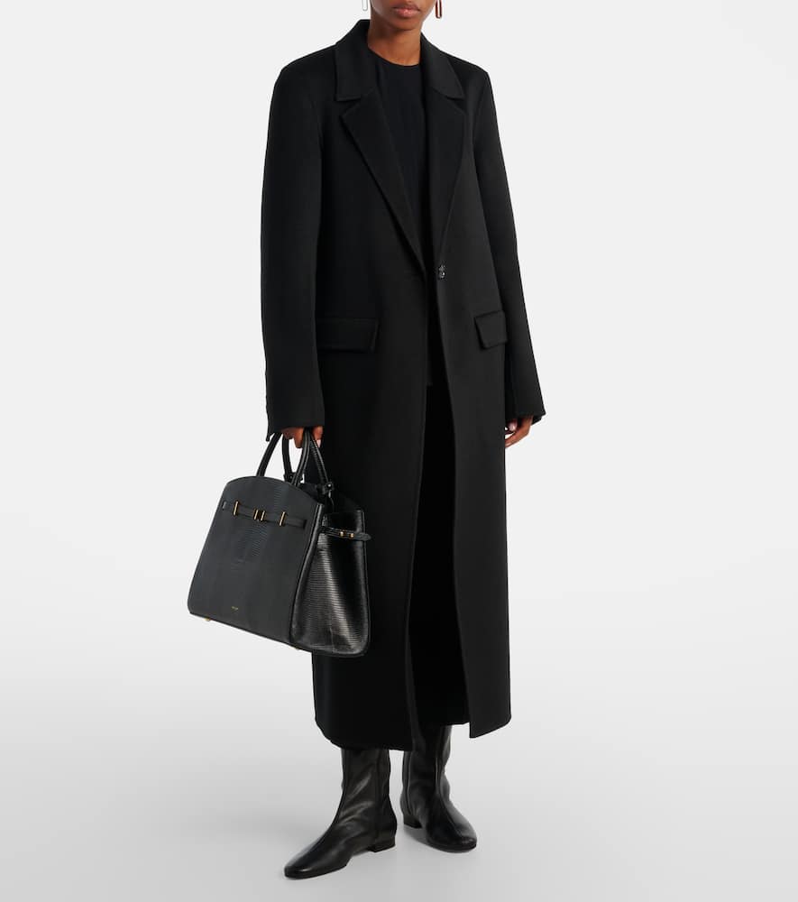 Demellier Tote Bag Hudson Aus Leder In Black