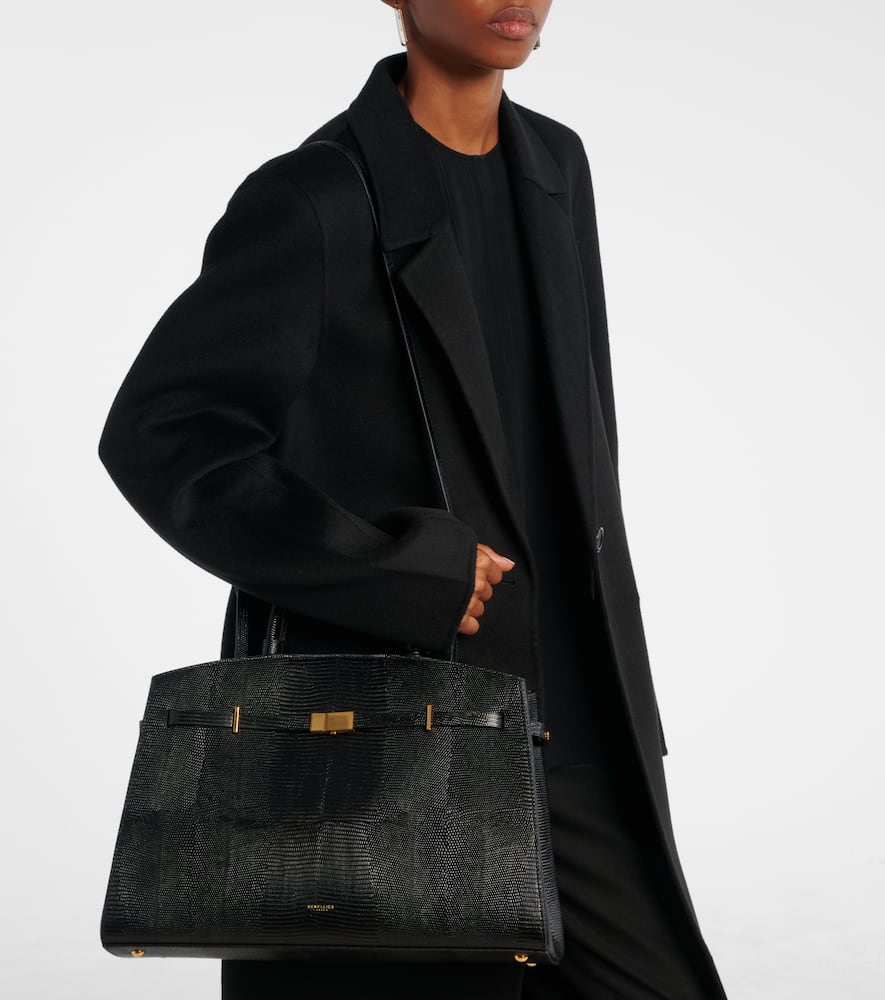 Demellier Tote Bag Hudson Aus Leder In Black