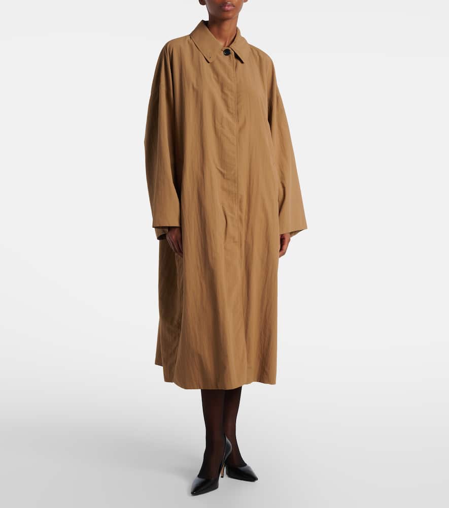 The Row Arwen Oversized Coat In Brown