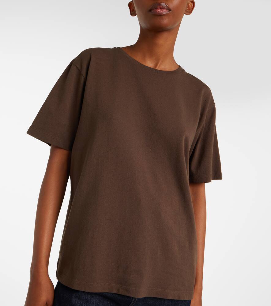 Khaite Short-sleeve Crew-neck T-shirt In Brown