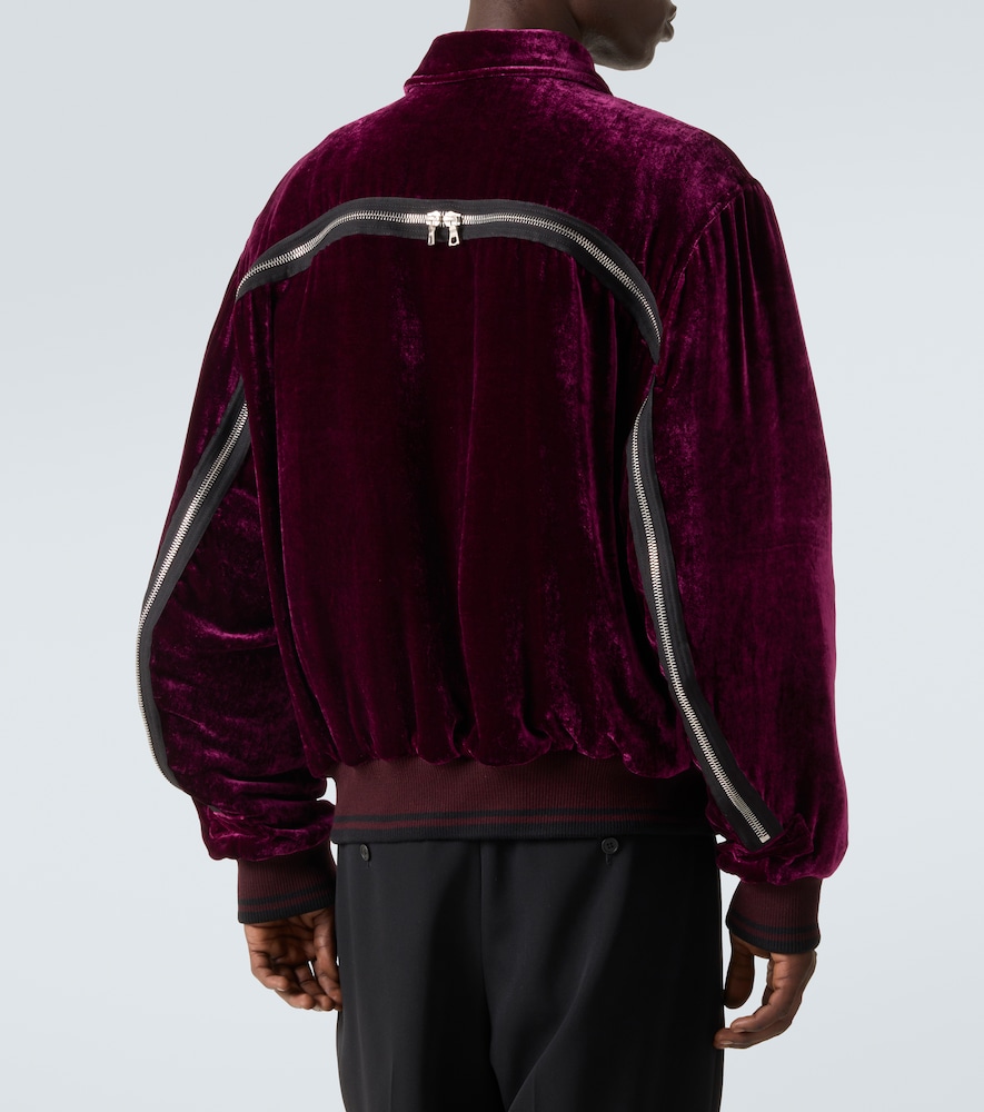  Dries Van Noten Dries Van Noten Velvet Bomber Jacket 