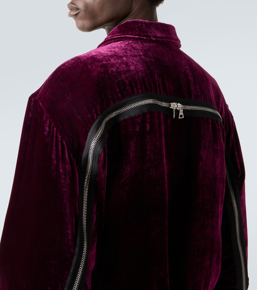 Dries Van Noten Dries Van Noten Velvet Bomber Jacket 