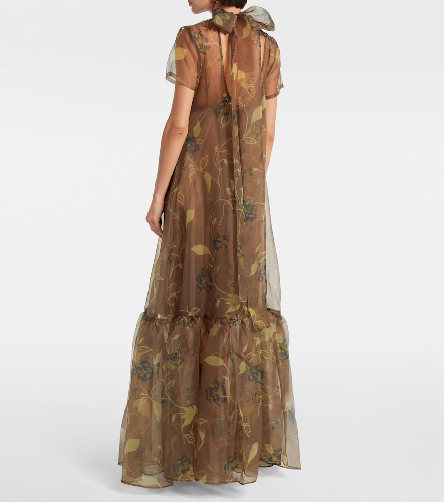  Staud Staud Maxikleid Calluna Aus Organza 
