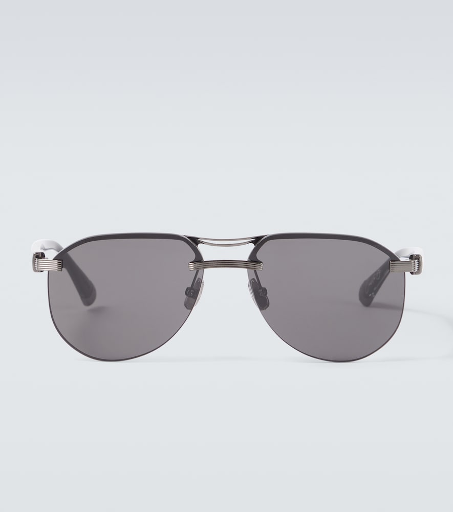 BRUNELLO CUCINELLI Brunello Cucinelli Carlito B. aviator sunglasses　Brunello Cucinelli Carlito B. アビエーター サングラス