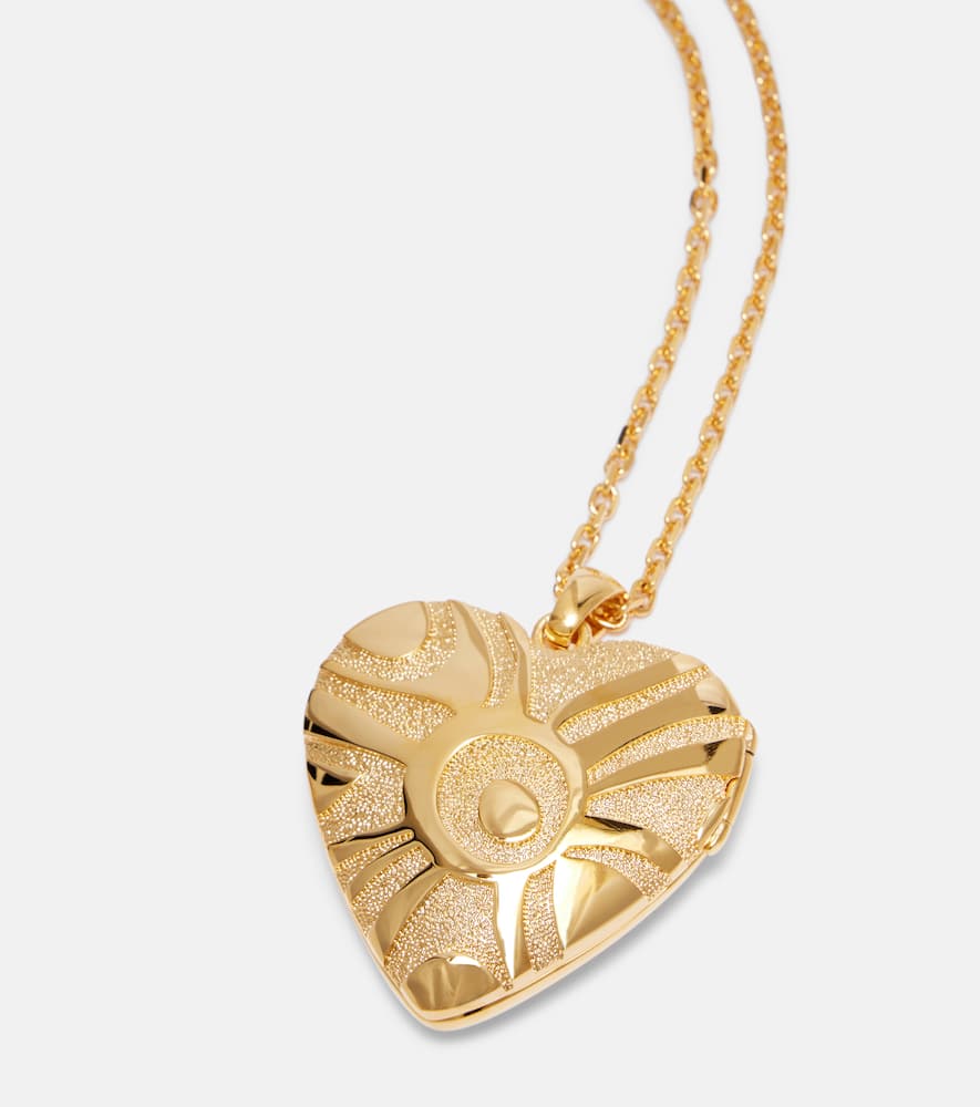 Pucci Embellished Chain Necklace In Gray