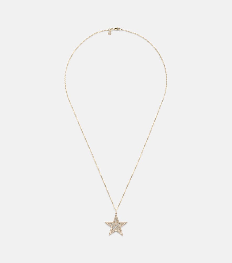 Sydney Evan Icon Wallpaper Star 14kt Gold Pendant Necklace With Diamonds