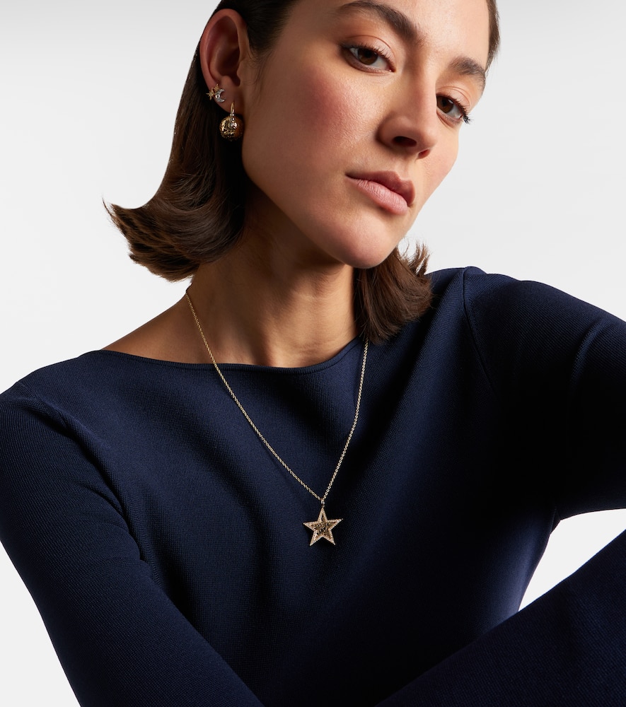 Sydney Evan Icon Wallpaper Star 14kt Gold Pendant Necklace With Diamonds In Gold