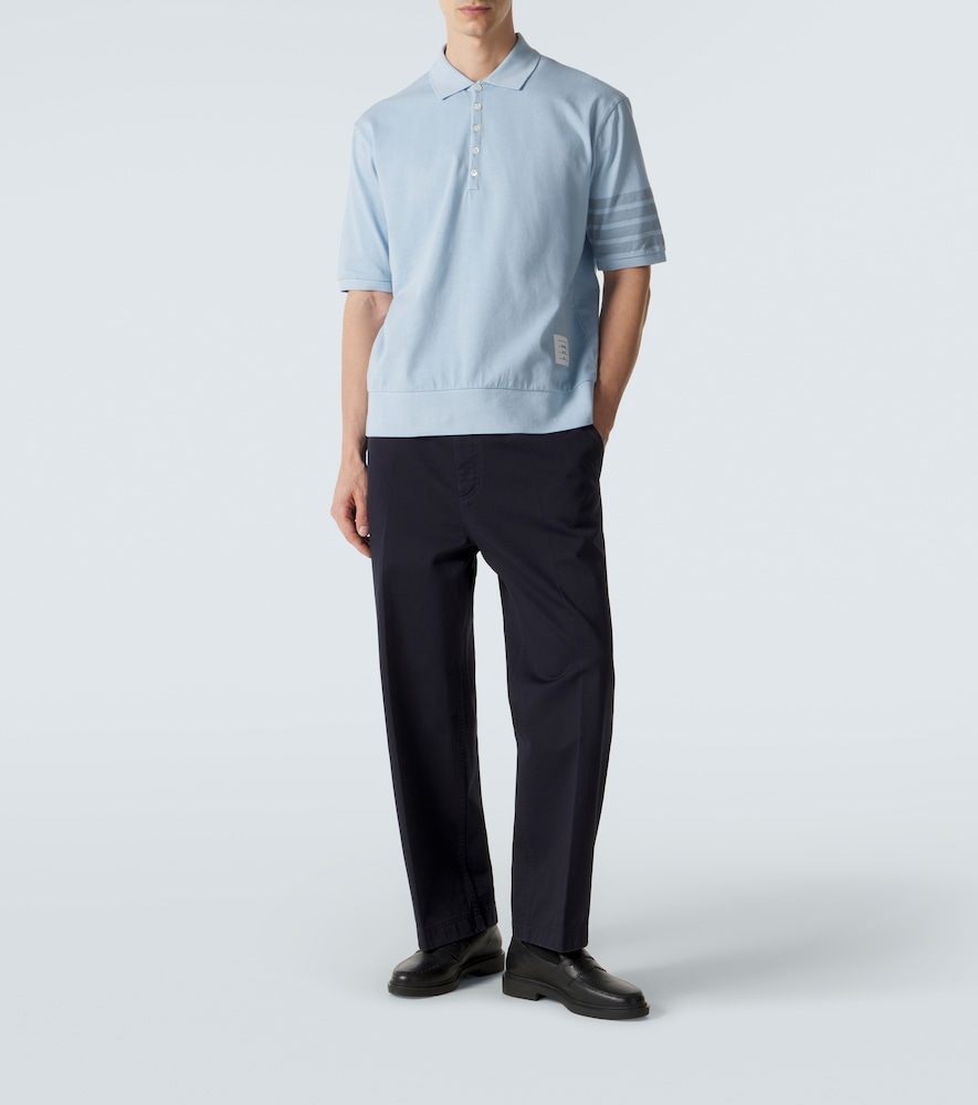  Thom Browne Thom Browne Poloshirt 4-bar Aus Baumwoll-jersey 