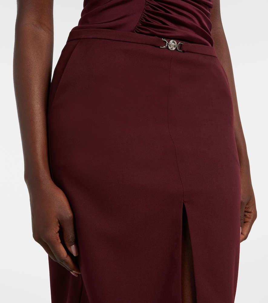  Versace Versace Bleistiftrock Medusa Aus Wollgabardine 