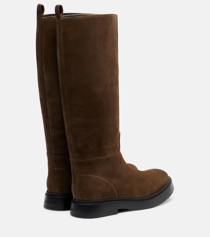 Proenza Schouler Bank Suede Knee-high Boots In Brown