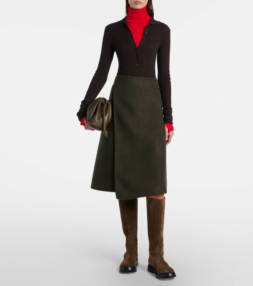 Proenza Schouler Bank Suede Knee-high Boots In Brown