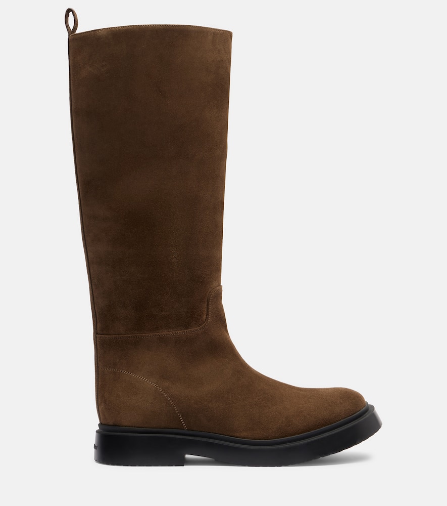 Proenza Schouler Bank Suede Knee-high Boots In Brown