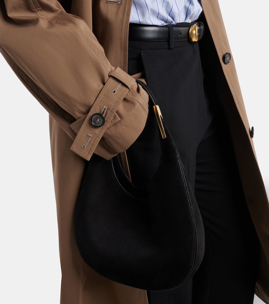 Savette Florence Small suede shoulder bag