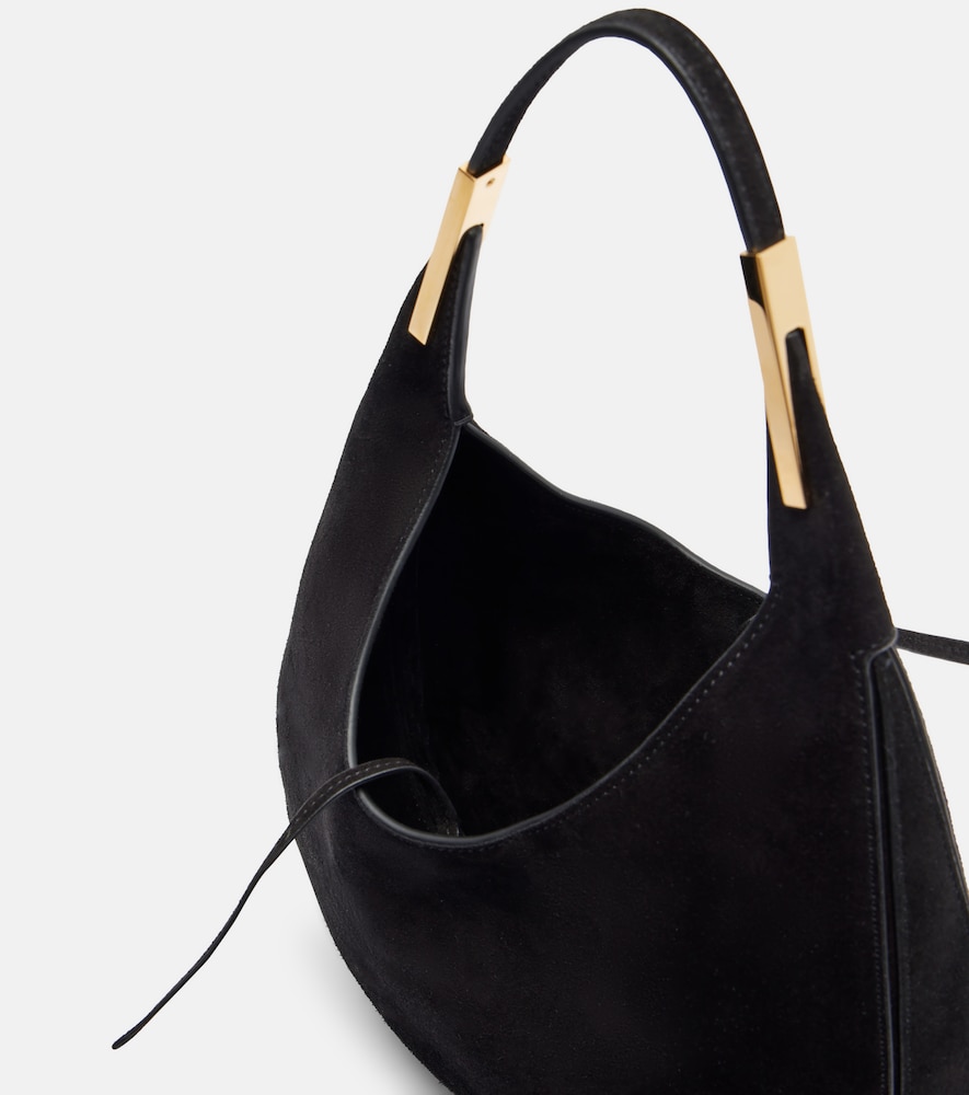  Savette Savette Florence Small Suede Shoulder Bag 