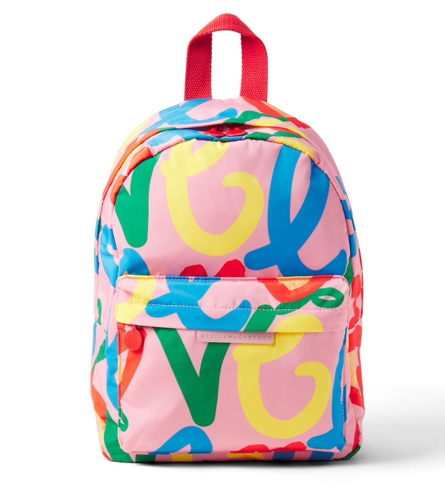 Stella Mccartney Kids' Printed Backpack In Multi