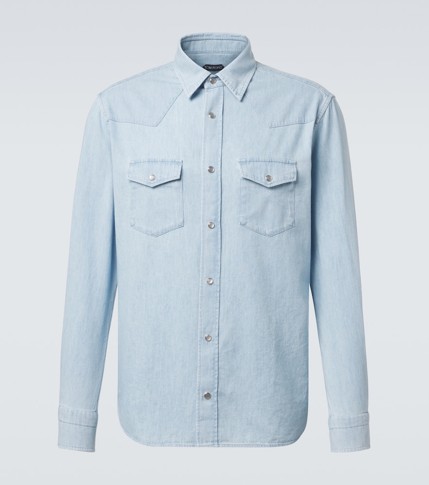 Hemdjacke aus Denim