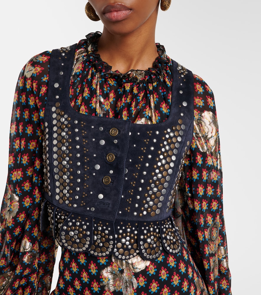  Etro Etro Studded Suede Vest 