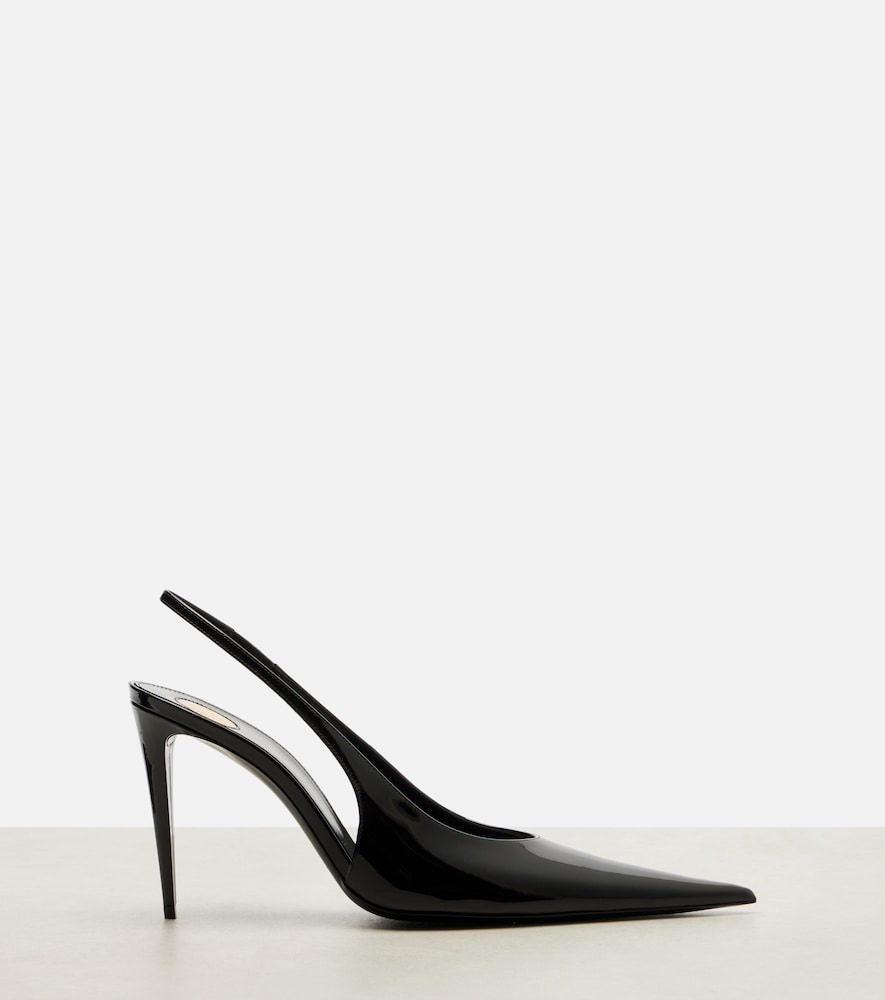  Saint Laurent Saint Laurent Slingback-pumps Guermantes 95 Aus Lackleder 