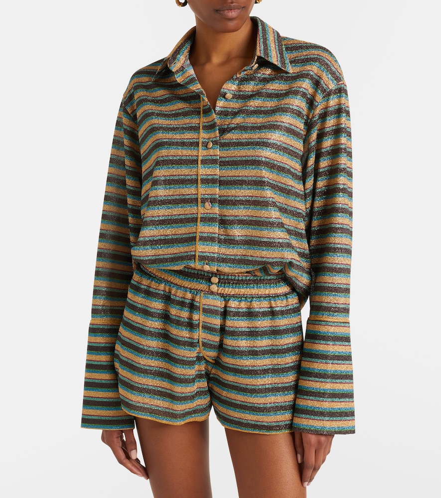 Oséree Lumière striped shirt