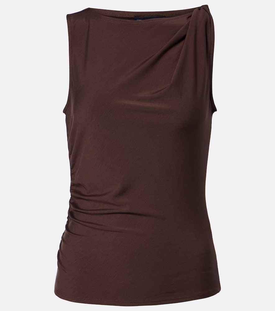 Veronica Beard Women's Brown Otessa Jersey Top UK Size 14 - Mytheresa