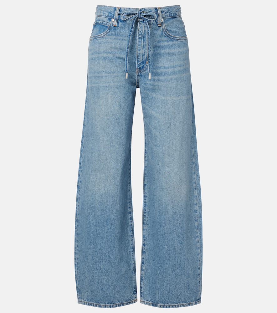 Jeans Off Duty a gamba larga
