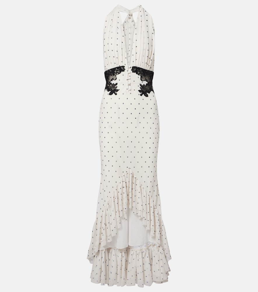 Maxikleid mit Spitze