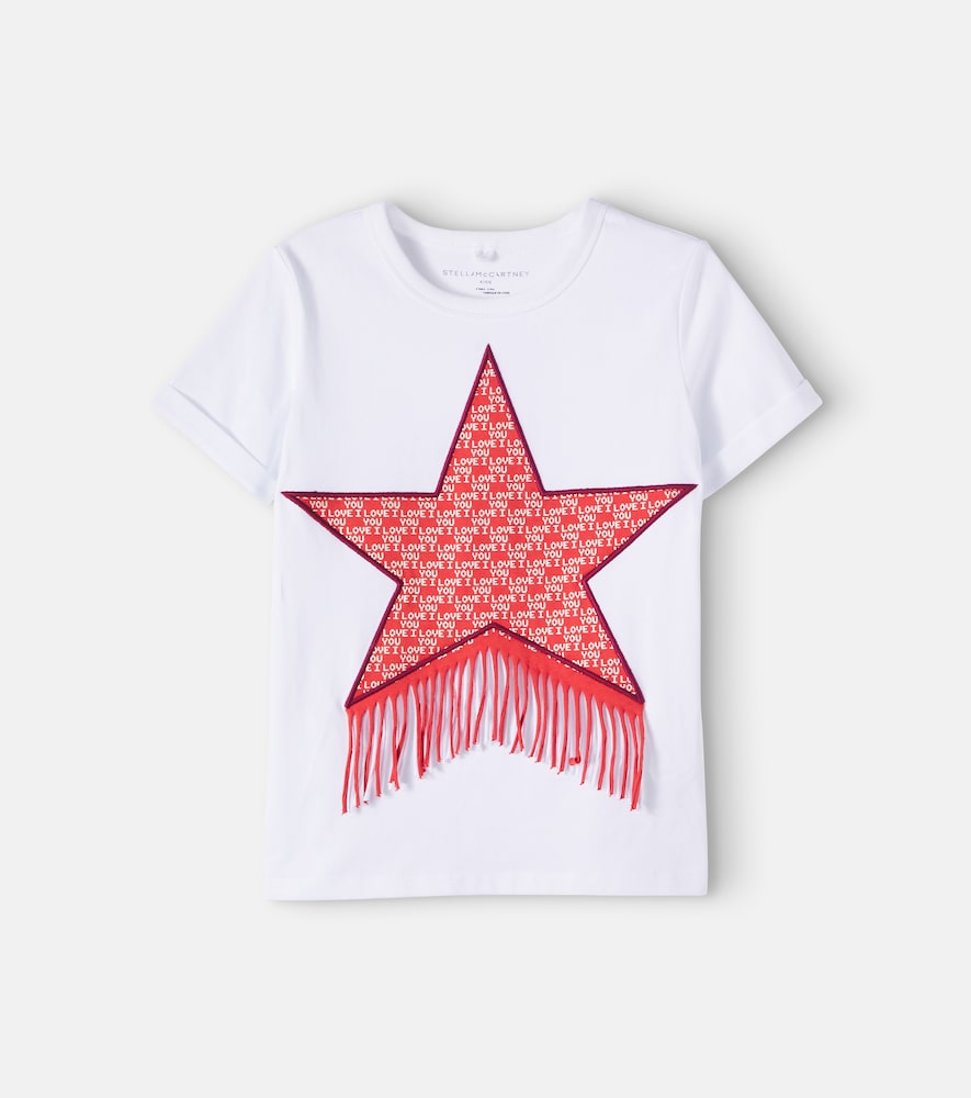 Bedrucktes T-Shirt aus Baumwoll-Jersey