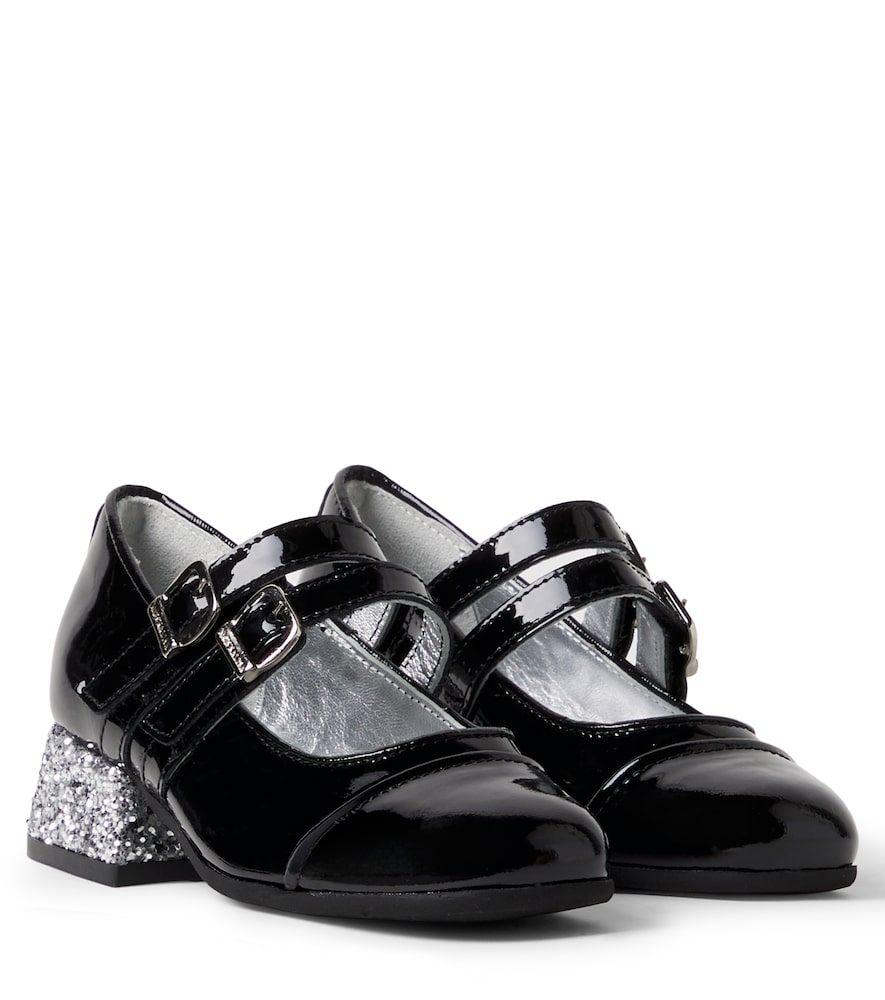 Ballerine Mary Jane in vernice glitterata