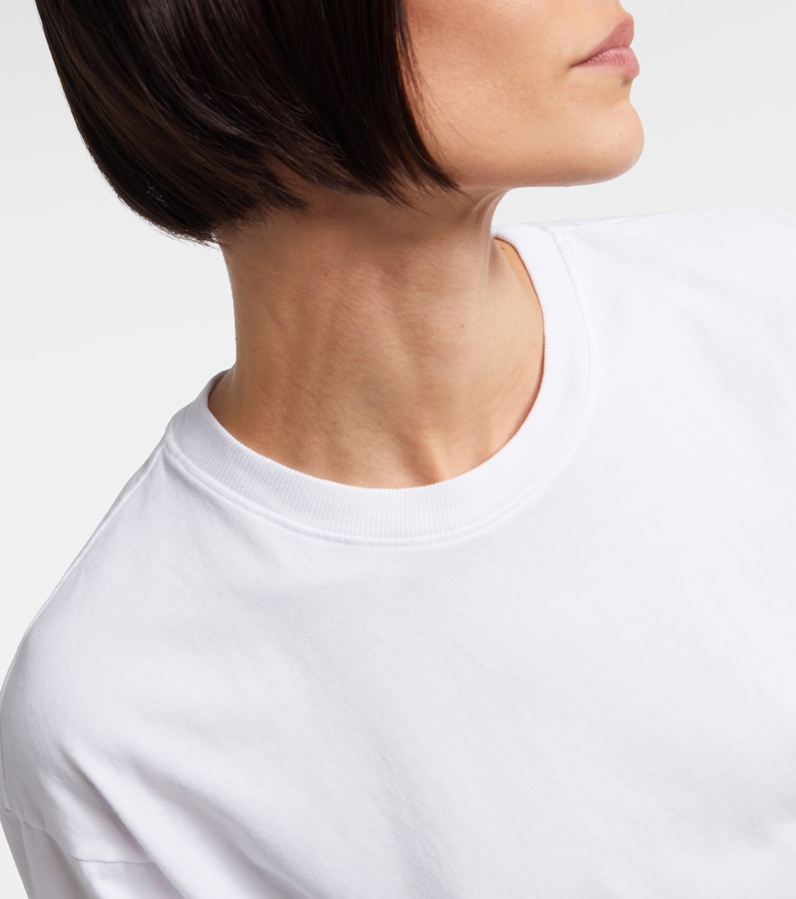 Storey Gathered Cotton Jersey T-Shirt