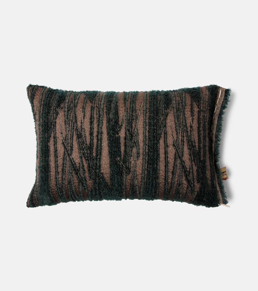 The House of Lyria Abibo mohair, cotton, and wool-blend cushion
