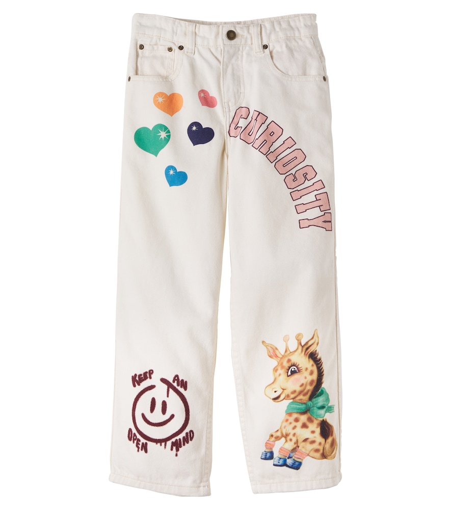 Molo White Aiden Printed Jeans Y Size 4 - Mytheresa