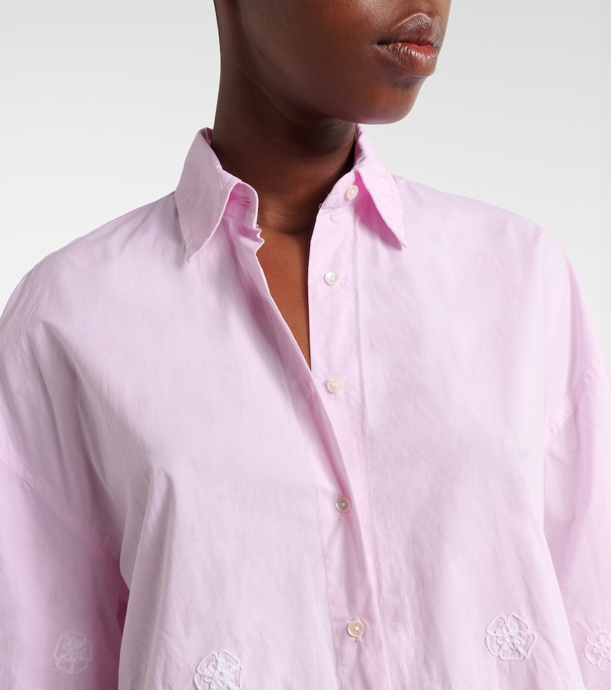  Juliet Dunn Juliet Dunn Embroidered Cotton Poplin Shirt 