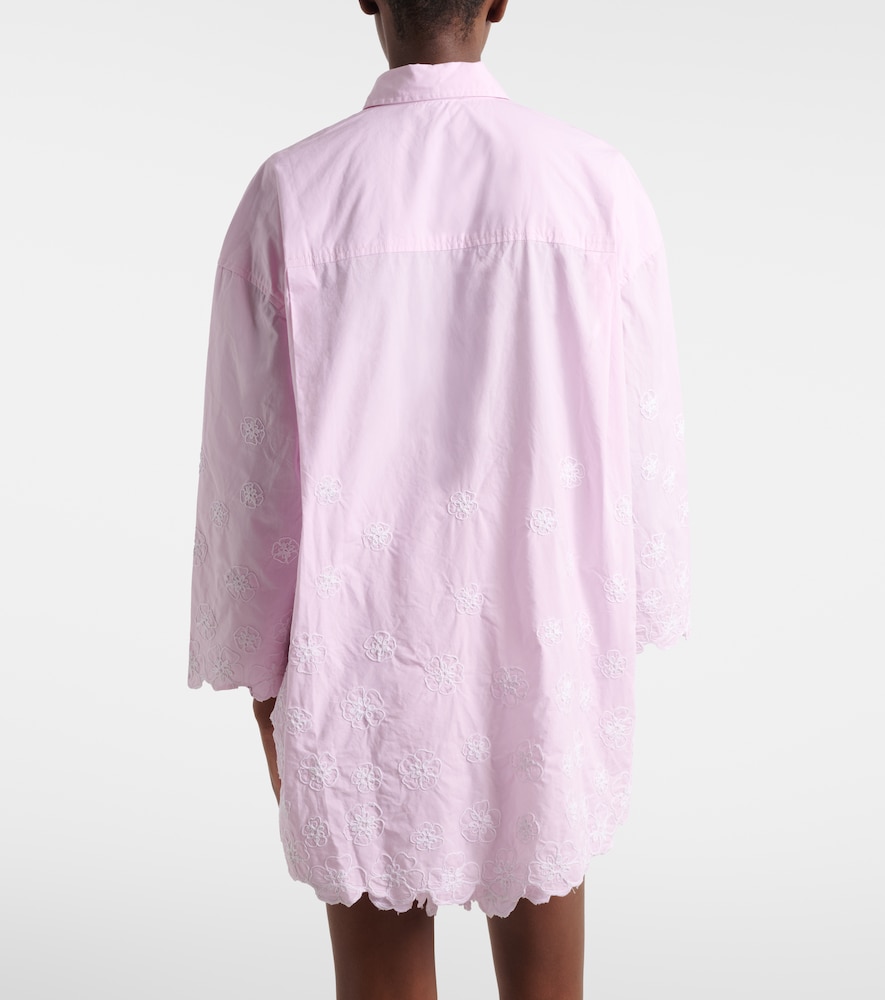  Juliet Dunn Juliet Dunn Embroidered Cotton Poplin Shirt 