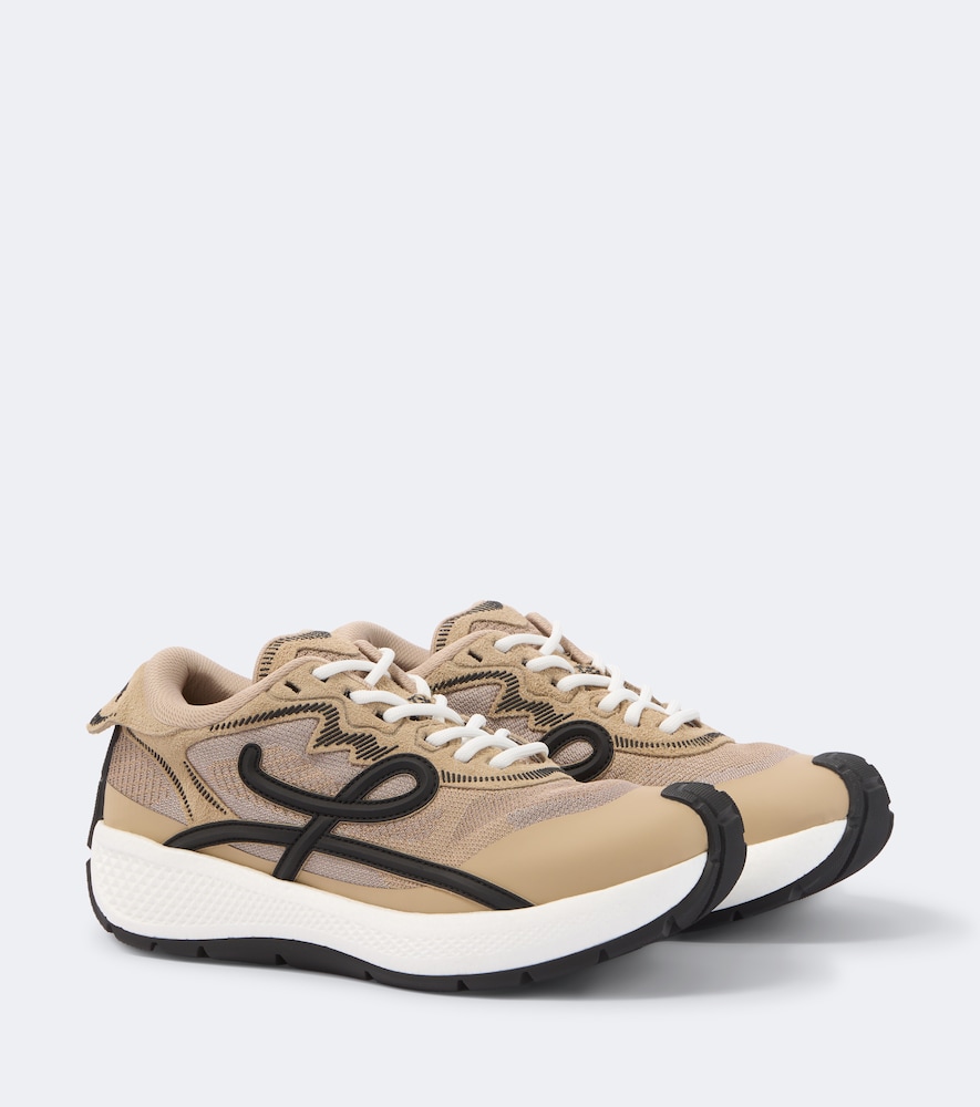 Sneakers Pogo mit Veloursleder