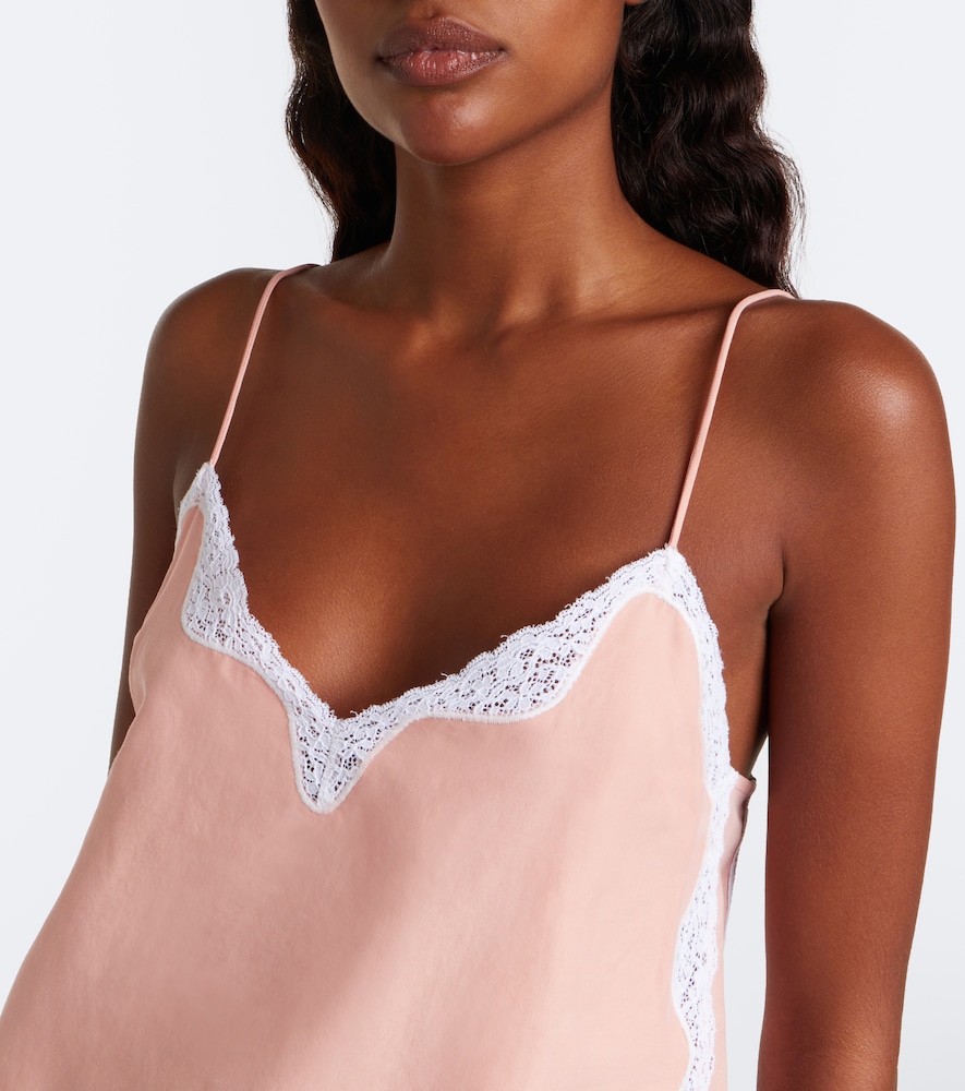 Tabitha Lace-Trimmed Top